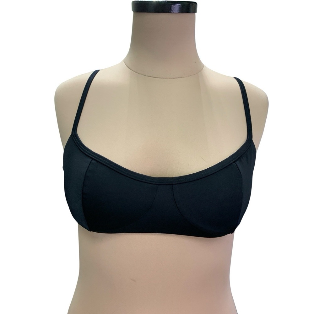 JOLYN x Eryn Krouse "MAKENNA"  Bikini Top Black Size Small New With Tags